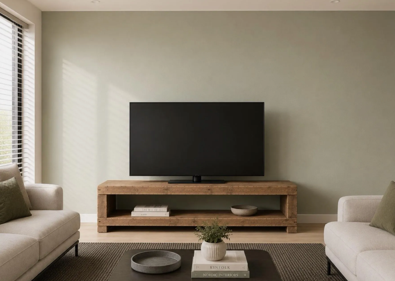 The Large Farmhouse Rustic TV Stand