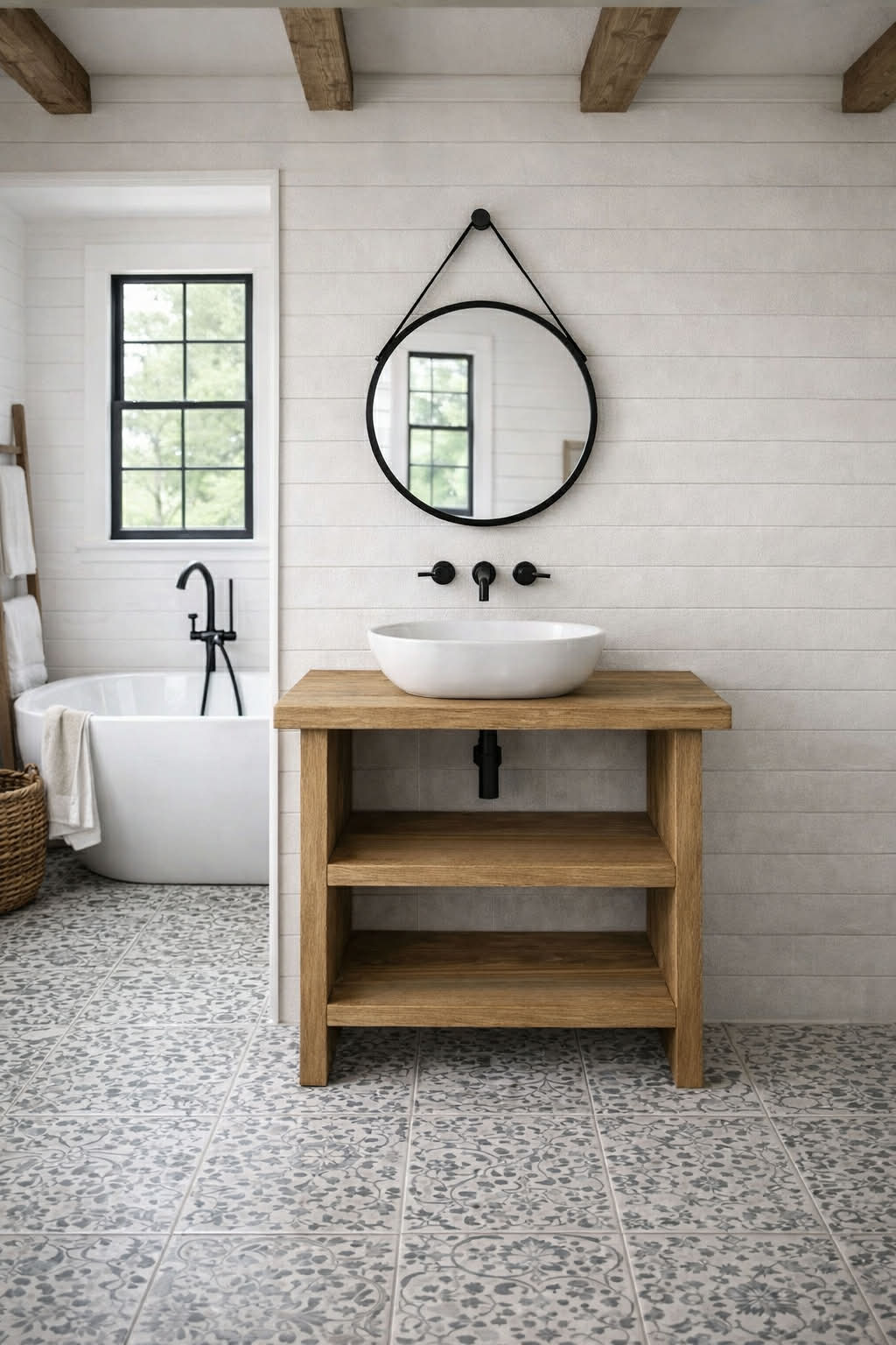 The Gite wash stand