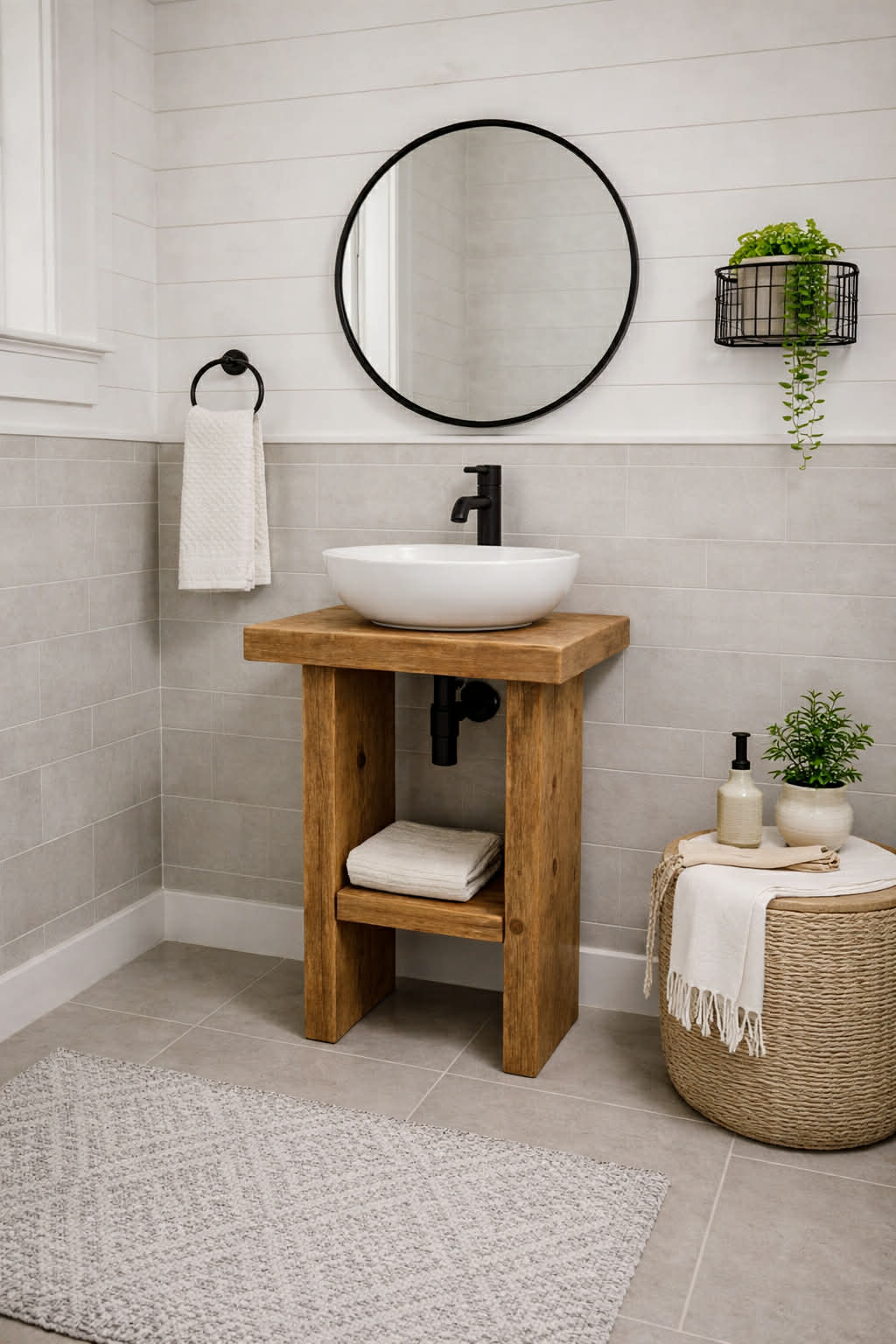 The Farmhouse Style Vanity Unit