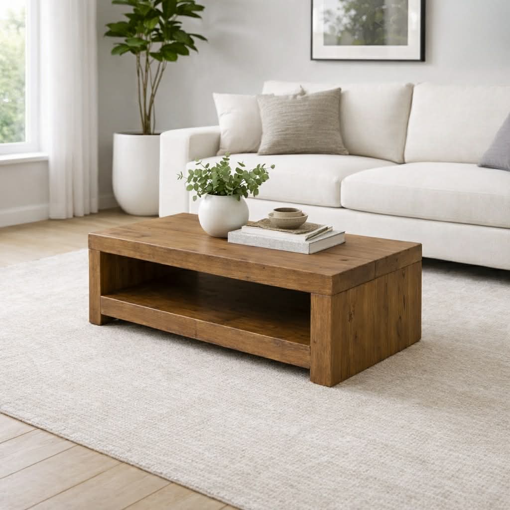 The Farmhouse rustic coffee table