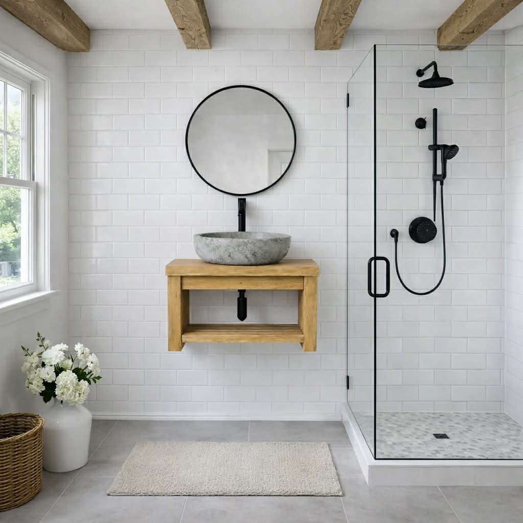The Slatted Thistle washstand